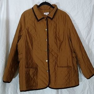 Women's quilted jacket, light brown